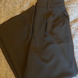 Elegant Black Wide-Leg Trousers